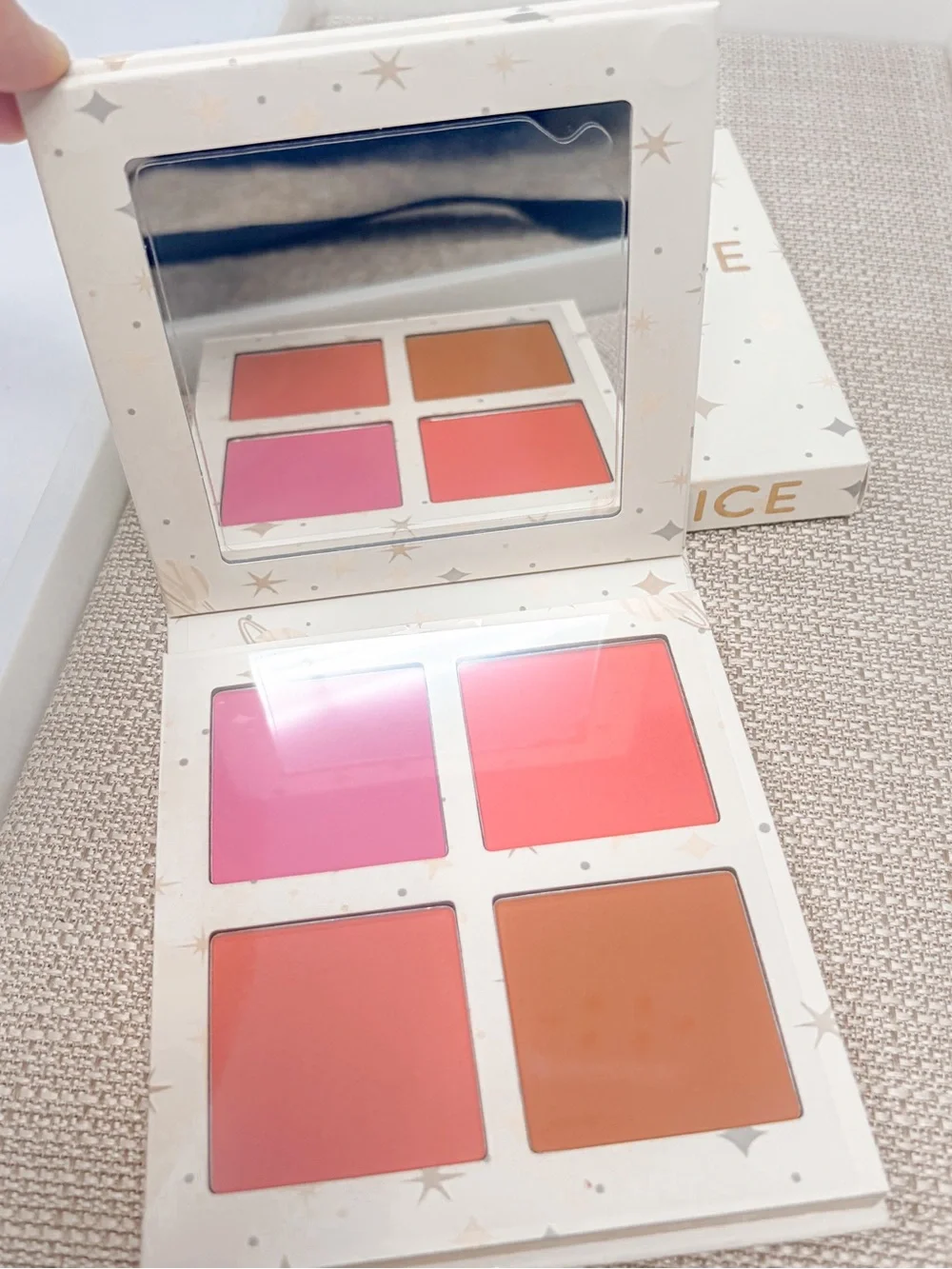 Moonslice Beauty Blushing Moon Blush Quad Palette, Brand NEW